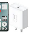 CMF by Nothing 33W Type-C Power Fast Charger Adapter | Compatible with CMF Phone 1, Nothing Phone 2a Plus, Phone 2a, Phone 2, Phone 1 | Quick Charge 3A Wall Charging for Android (White, Without Cable). 