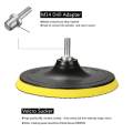 8PCS Sponge Polishing Waxing Buffing Pads Kit Set Compound Auto Car Polisher + M14 Drill Adapter Kit. 
