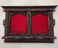 Wooden Carved Photo Frame For Two Photos/Traditional Window/Handmade. 