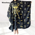 Wenefang 【 s】1pc Salon Barber Cape with Neck Dusting Brush - Professional Bargain price Hair Cutting Cape for Stylists and Barbers. 