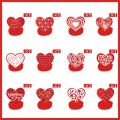 2024 Valentine'S Day Spiral Charms Valentine'S Day Heart Party Charms Easy Install Easy to Use. 