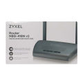 Black ZYXEL 300 Mbps Wifi Router. 