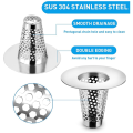 4PCS Bathroom Sink Drain Strainers for 1.2-1.6Inch Drain Hole, 1Inch Small Conical Stainless Steel Bathtub Drain Cover Easy Install. 