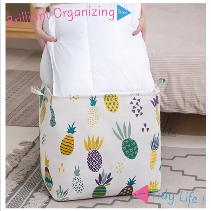 100L%20Capacity%20Cube%20Durable%20Quality%20Cotton%20Linen%20with%20PE%20Waterproof%20Coating%20Coating%20Laundry%20Basket%20Bag%20with%20Handles%20and%20Cover%20-%20Image%209