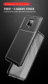 Lenuo for Xiaomi Redmi Note 9s / Redmi Note 9 Pro Max Case Silicone Matte Carbon Fiber Back Cover. 