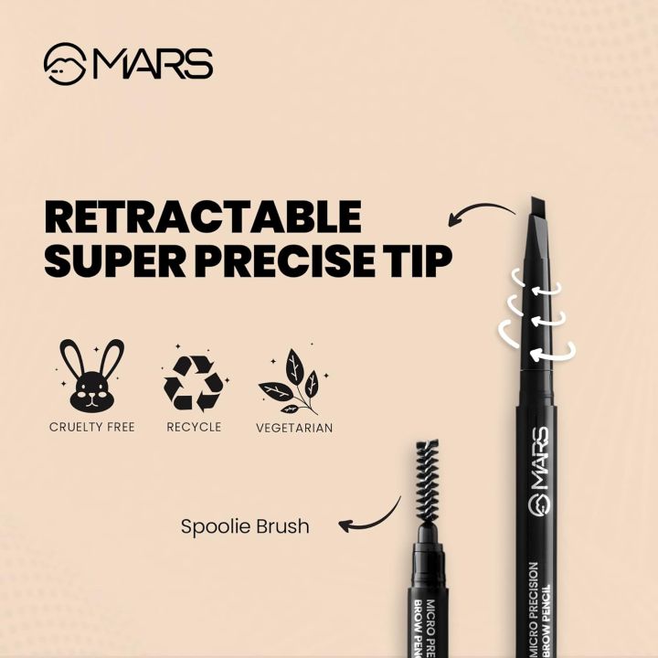 MARS%20Micro%20Precision%20Brow%20Pencil%20with%20spoolie%20%7C%20Retractable%20&%20Easy%20Glide%20%7C%20Long%20Lasting%20&%20Natural%20finish%20(0.4%20g)%20-%20Image%202