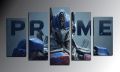5-Piece Canvas Wall Art Set –Optimus Prime Transformers Print. 