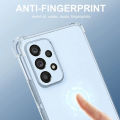 Clear case for Samsung Galaxy A53 5G - Transparent Soft Shockproof Airbag Crystal Back Cover. 