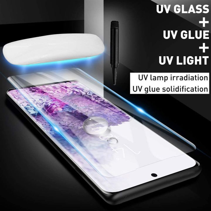 UV Liquid Curved Tempered Glass for Samsung Galaxy S20 Plus