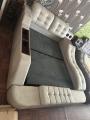 Modern Luxury King Size Bed set Furniture with Massager Off White With 6 inch Spring Chirag Mattress. 