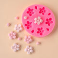 3D Sakura Shape Silicone Mold DIY Cherry Blossom Fondant Jelly Chocolate Cake Decor Tools Clay Plaster Baking Mold Bayline. 