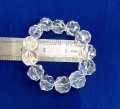 White Crystal Gem Stone  Bracelet for unisex. 