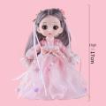 Chinese Ancient Style Doll Multiple Colors Ancient Dress Bjd Doll Hanfu Princess Little Princess 17cm Ancient Girl Doll Plastic Chinese Costume 17cm Hanfu Princess Dolls Girl Toys. 