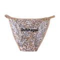 Difutagui New specials SP CITY Leopard Print Women's Underwear Rings Decotaction New Low Waist Satin Panties Thong Fitness Seamless Briefs Tanga. 