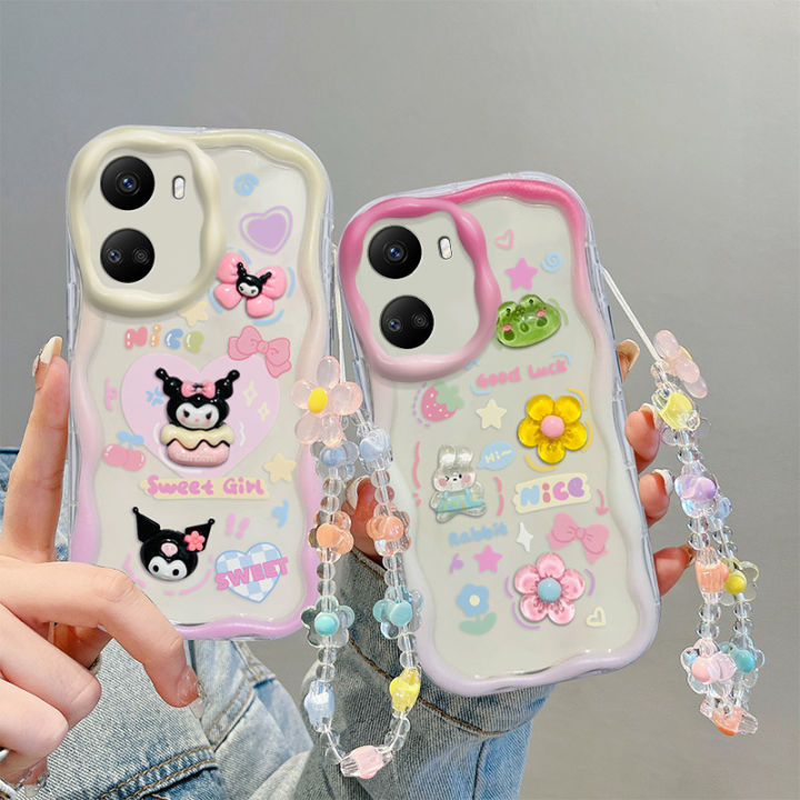 For%20Huawei%20Nova%2010%20SE%20Phone%20Case%203D%20Cute%20Animal%20Cartoon%20Patterns%20+%20Beautiful%20Flower%20Bracelet%20Soft%20Case%20-%20Image%203
