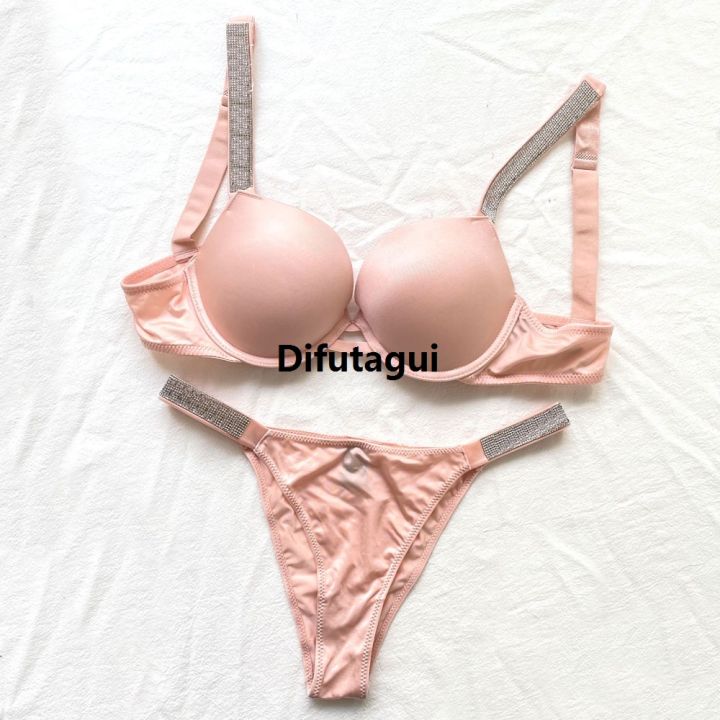 Difutagui%20Women's%20Thong%20Women's%20Panties%20Underwear%20Solid%20Color%20Thong%20Hot%20Selling%20Women's%20Underwear%20Rhinestone%20Letter%20Pattern%20Underwear%20-%20Image%207