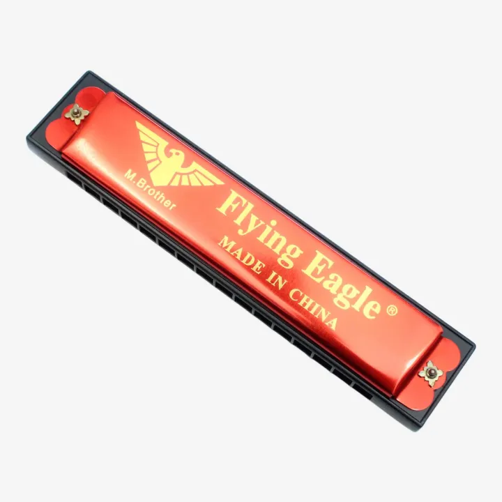 Red%20Color%20Flying%20Eagle%2016%20Hole%20Harmonica%20C%20Key%20-%20Image%204