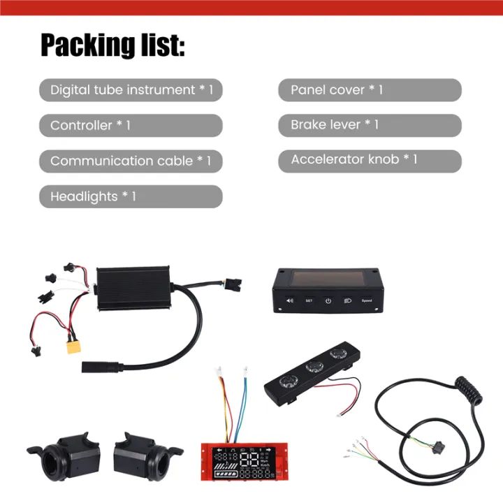 NAMUNY%20for%20S1%20S2%20S3%20ETWOW%20Electric%20Scooter%20Control%20Board%20Assembly%20Dashboard%20Display%20Panel%20Parts%20Display%20Screen%20Case%20-%20Image%203