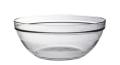 The Basics 7 Inches Diameter Simple Glass Bowl / Bowls Medium Sized. 