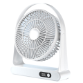 JAERBEE Desktop USB Small Fan, Office Fan, Mini Portable Rechargeable Digital Display Fan,Pink. 