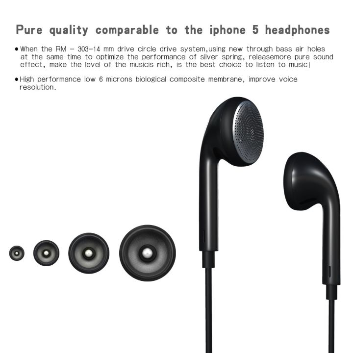 men>men Headphones In-Ear Music with Corded Plugmm Hands-Free 303-RMRemax at 3.5RM303Remax High Quality Hands-Free PureMusic Headphones with Microphone mm AUX for all kinds of phones/tablets Hands-Free 3.5 Headset Microphone Pure