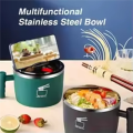 Ramen Bowl 1000ml, Lunch Container, Thai Soup Bowls, Cereal Bowls for Home, Kitchen, Camping Black. 