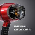 Ikonic Professional Pro 2200 Hair Dryer with 2 heat nozzles and 1 diffuser (Red & Black). 