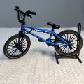 Birthday Gift Parking Rack Bicycle Model Toy Stunt Bike Diecast Finger Mini Bike Alloy Metal :8 Scale Simulation Bike Home Decor. 