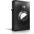 Smart AirTag Wallet for Men Minimalist AirTag Holder Leather Wallet with RFID Blocking Card Holder. 