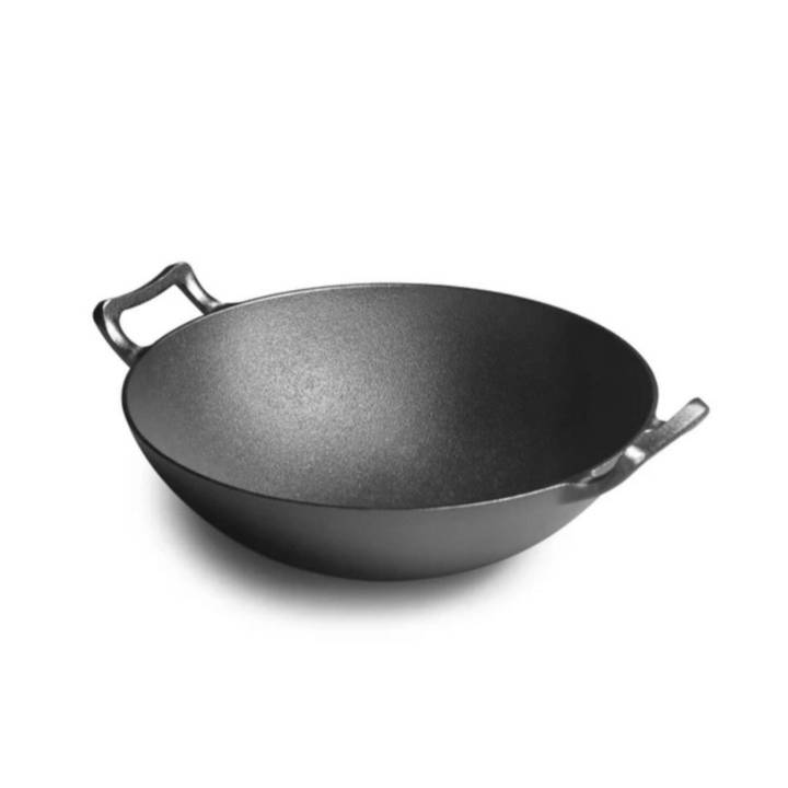 Seasoned%20Heavy%20Cast%20Iron%20Kadai%20Imported%20Quality%2027%20cm%20With%20Bamboo%20Lid%20-%20Image%207