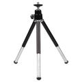 NXFDSIOZ 2X Mini Portable Tripod Adjustable Mini Tripod Aluminum Alloy for Camera Projector Black. 