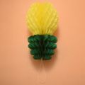 NAMUNY 12 Pack Pineapple Honeycomb Centerpieces Tissue Paper Pineapple 8 Inch Supplies Table Hanging Decoration Hawaiian Luau Birthday Wedding Home Favor. 