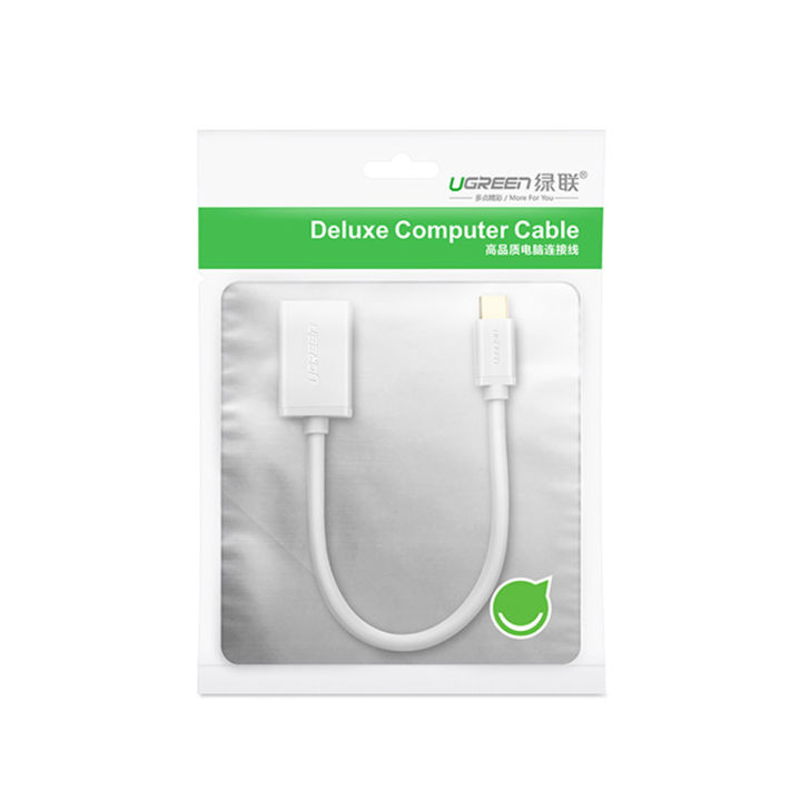UGREEN%20USB%20Type-C%20Male%20to%20USB%203.0%20Type%20A%20Female%20OTG%20Cable%20-%20White%2015CM%20-%20Image%205