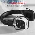 VJP Headphone B300 : Wireless Bluetooth On Ear Headset with Mic for Phone-Call and and 3.5mm audio jack for inpu t– Black. 