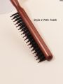 LutingNew Yikaohuang1 piece of wooden mouse tail comb tear comb for hair segmentation for edge control, combing back, smoothing, and fluffiness Profesional. 