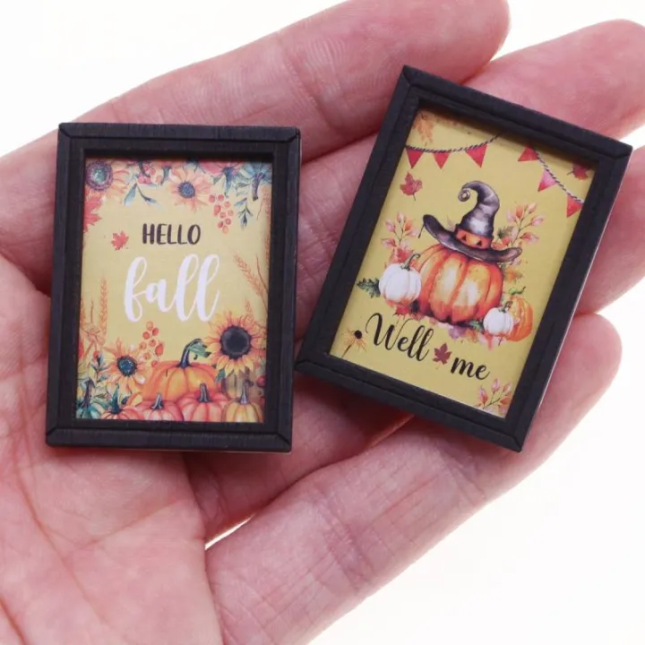 4PCS%20Dollhouse%20Oil%20Painting%20Miniature%20Photo%20Frame%20Simulation%20Mini%20Autumn%20Harvest%20Thanksgiving%20Model%20Wall%20Decoration%20Children%20Toy%20Moyao%20-%20Image%203