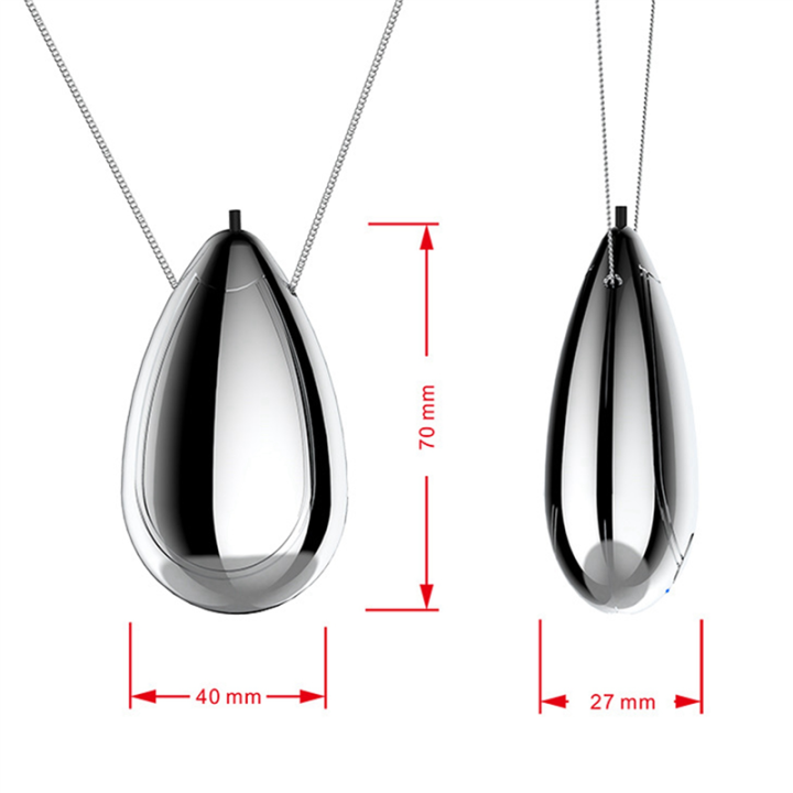 JAERBEE%204X%20Mini%20Wearable%20Air%20Purifier,%20Personal%20Travel%20Size%20Air%20Purifier,%20Necklace%20&%20Portable%20USB%20Charging%20Smoke%20Purifier%20Silver%20-%20Image%202