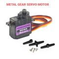 SG90 Micro Metal Gear  Servo Motor 9g 1.6kg micro RC250 aircraft 450 helicopter, metal gear servo motor. 