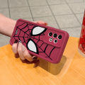 Hontinga for Realme C55 Back Cover Spider-Man Pattern Ladder Soft Camera Protection Rubber Phone Case. 