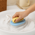 2PCS/SET Durable Plastic Long Handled Shoe Brush Soft Bristled Ergonomic Board Brush Portable Shoe Washing Brush Household Use. 