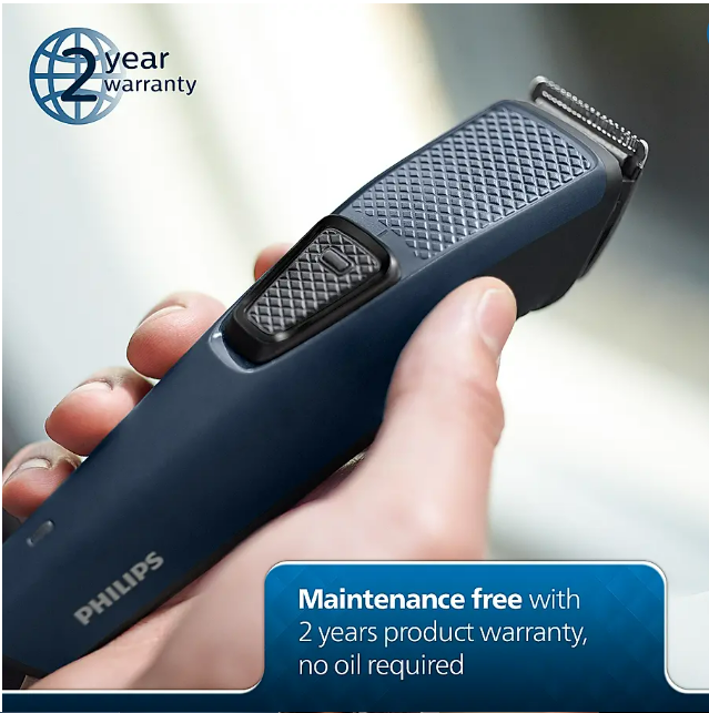 PHILIPS%20BT1233/18%20%20Lasts%204x%20Longer%20with%20DuraPower%20Technology%20%7C%20Charging%20Indicator%20%7C%20Trimmer%2030%20min%20Runtime%204%20Length%20Settings%7C%20SkinProtect%20Beard%20Trimmer%20-%20Image%204