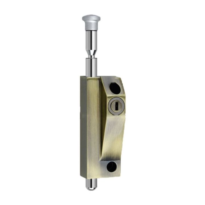 Revolving Lock Spring Floor Lock Aluminum Alloy Framed Door Lock Anti-Theft Double ...