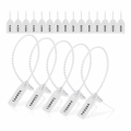 1000 Pcs Plastic Tamper Seals Tags Security Tags Seals Safety Numbered Zip Ties Labels White Easy to Use. 