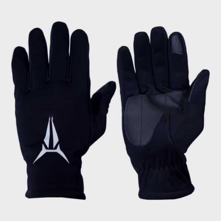 Namaste Anti-Skid Touchscreen Windproof And Water Repellent Fleece Lined Gloves For Bike Riding - Riding Gloves |