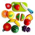 Toyshine Realistic Sliceable Fruits Cutting Play Toy Set, Can Be Cut in 2 Parts, Assorted. 