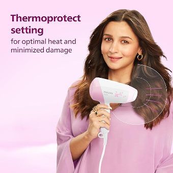 Philips%20Hair%20Dryer%20HP8120/00%20%7C%201200%20Watts%20%7C3%20Heat%20and%20Speed%20Settings%20with%20Cool%20Shot%20%7CQuick%20Gentle%20Drying%20with%20Thermoprotect%20Care%20,%20Pink%20-%20Image%206