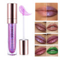 cool story, Burst Pearlescent Tinted Lip Oil, 3D Brilliant Color, Polarized Lip Gloss, Liquid Glitter, Fine Glitter, Clear Lip Gloss. 