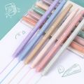 RHS Online 6PCS Double Head Tips Highlighter Morandi Soft Tip Light Color Eye Protection Marker Pen DIY Photo Diary Journal Fluorescent Pens. 