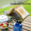 Folding Camp Stove Toaster Stainless Steel Bread Toaster Rack for Camping Backpacking Picnic. 