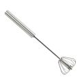 Stainless Steel Hand Mixer Egg Beater Whisk, Hand Push Milk Frother Whisk, Hand Mixer, Egg Frother, Hand Blender. 